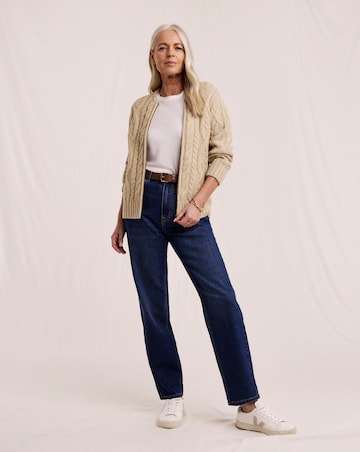 Julipa Cable Bomber Knitted Jacket