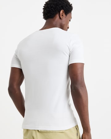 Armor Lux 2 Pack T-Shirt - Navy/White