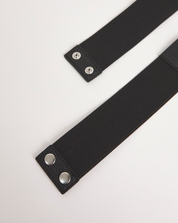 Chunky Buckle Waist Stretch Belt