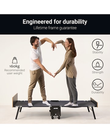 Jay-Be Grand Folding Bed with e-Pocket Mattress - Single