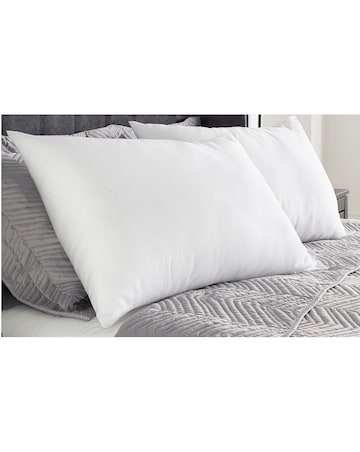 Anti-Bacterial Pack of 2 Pillows