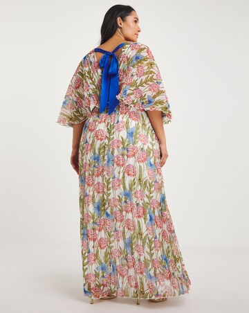 Joanna Hope Pleated Maxi Dress