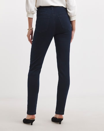 Simply Be Lexi Dark Indigo High Waist Super Soft Slim Leg Jeans