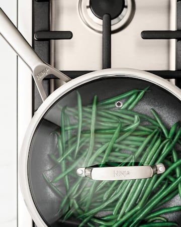 Ninja Foodi ZEROSTICK Stainless Steel 26cm Saute Pan with Lid