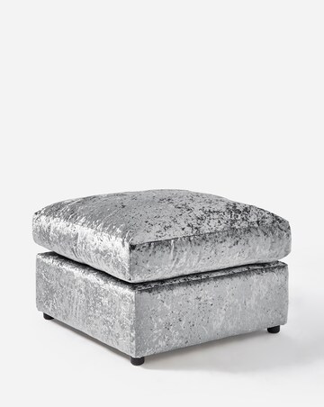 Chicago Crushed Velvet Footstool