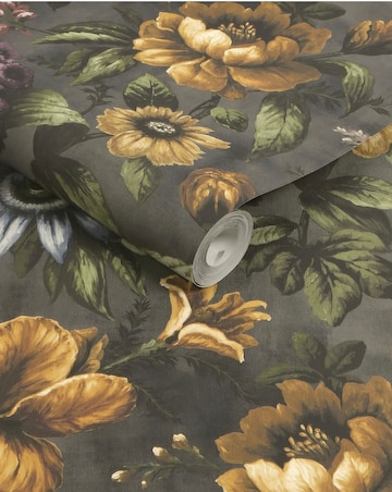 Superfresco Easy Gardenia Charcoal Wallpaper