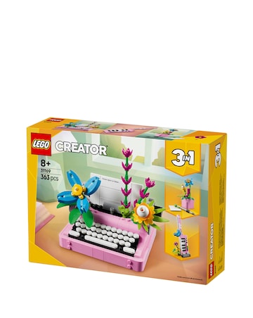 LEGO Creator 3in1 Typewriter with Flowers Toy Playset 31169