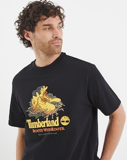 Timberland Boot Graphic T-Shirt - Black