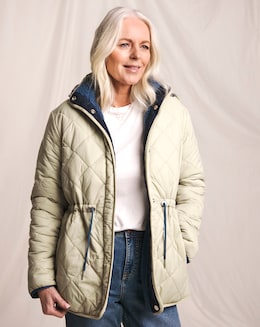 Julipa Reversible Fleece Quiled Coat