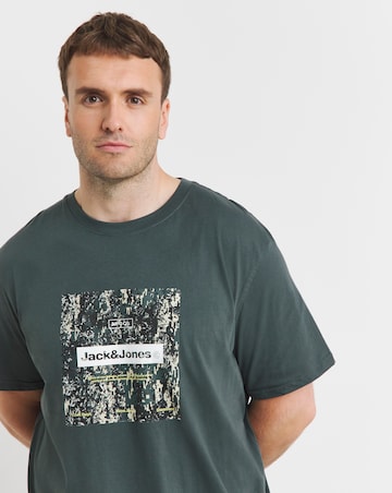 Jack & Jones Alpha Logo T-Shirt - Teal