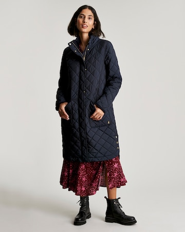 Joules Chatham Quilted Longline Jacket
