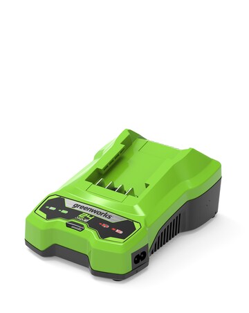 Greenworks 24V 33cm Cordless Brushless Lawnmower (4AH Battery & 2A Charger)