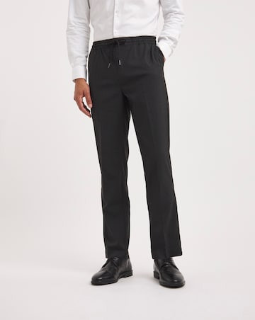 Charcoal Elasticated Jogger Trouser