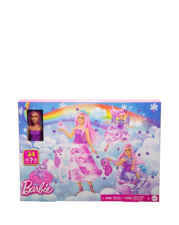 Barbie Advent Calendar with Fashion Doll & 24 Surprise Toy Accessories