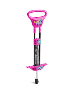 Xootz Rider LED Pogo - Pink Leopard