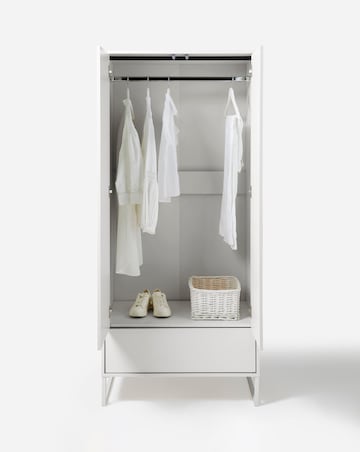 Bede High Gloss Double Wardrobe