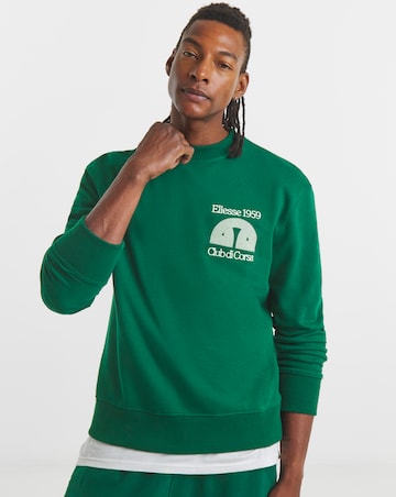 ellesse Club Di Corsa Crew Neck Sweatshirt