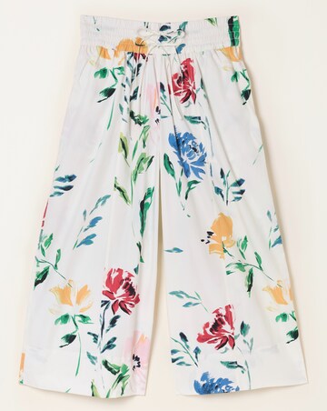 FatFace Ines Confetti Floral Wide Leg Trouser