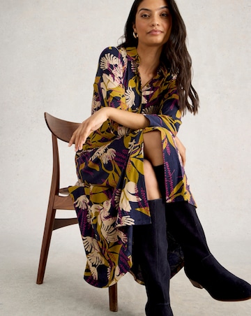 White Stuff Rua Jersey Shirt Dress