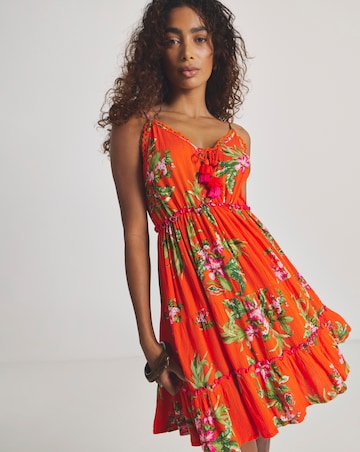 Figleaves Strappy Mini Beach Dress