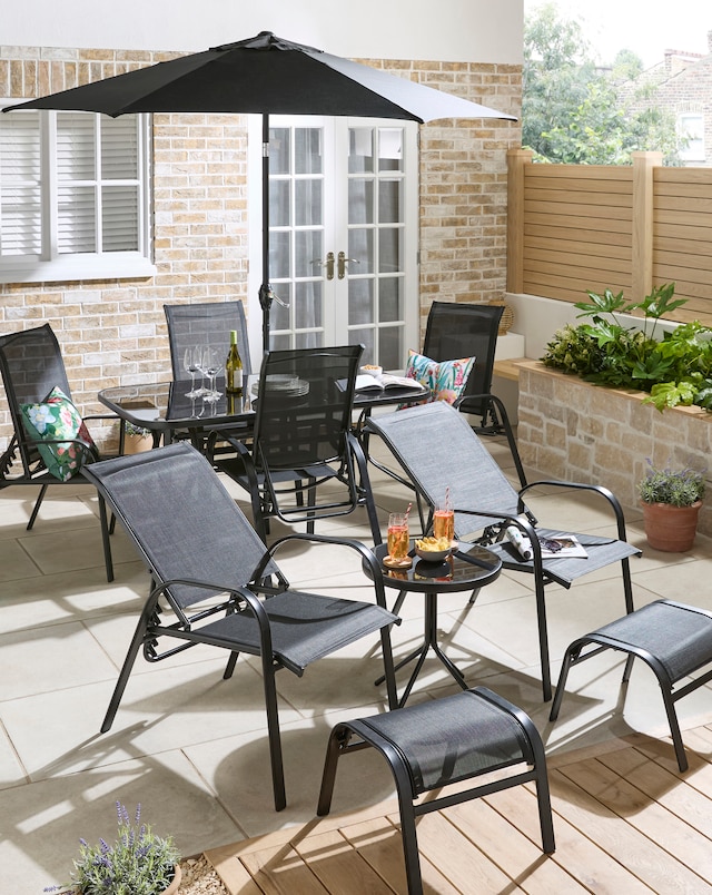 Malaga 11 Piece Dining & Lounge Set