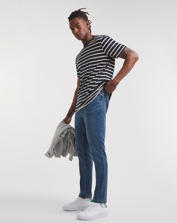 Stonewash Skinny Fit Stretch Jeans