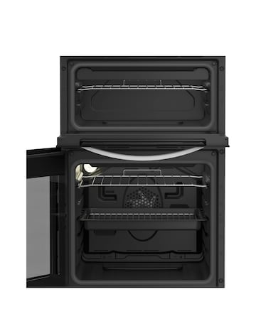 Indesit ITE5EMW 50cm Electric Twin Cooker - White + Installation