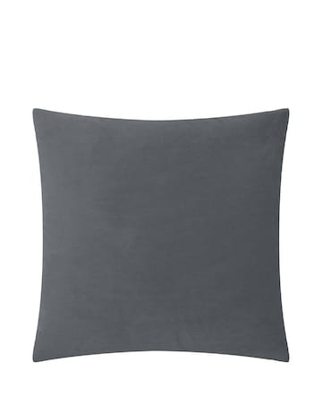 Paoletti Evoke Cut Velvet Large Cushion Cover - Charcoal