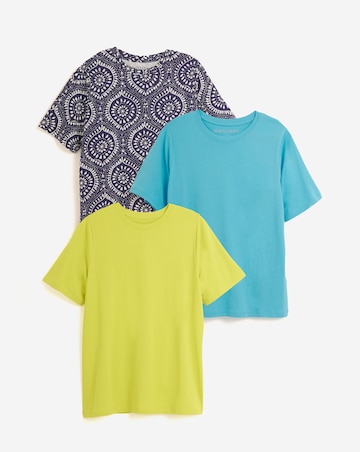 3 Pack Crew Neck Short Sleeve T-Shirt