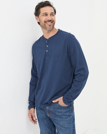 FatFace Cotton Woodside Slub Henley