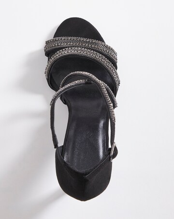 Joanna Hope Glitzy Ankle Strap Sandal EEE Fit