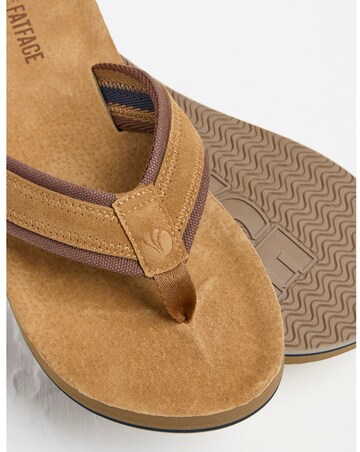 FatFace Burcott Flip Flop - Tan Brown