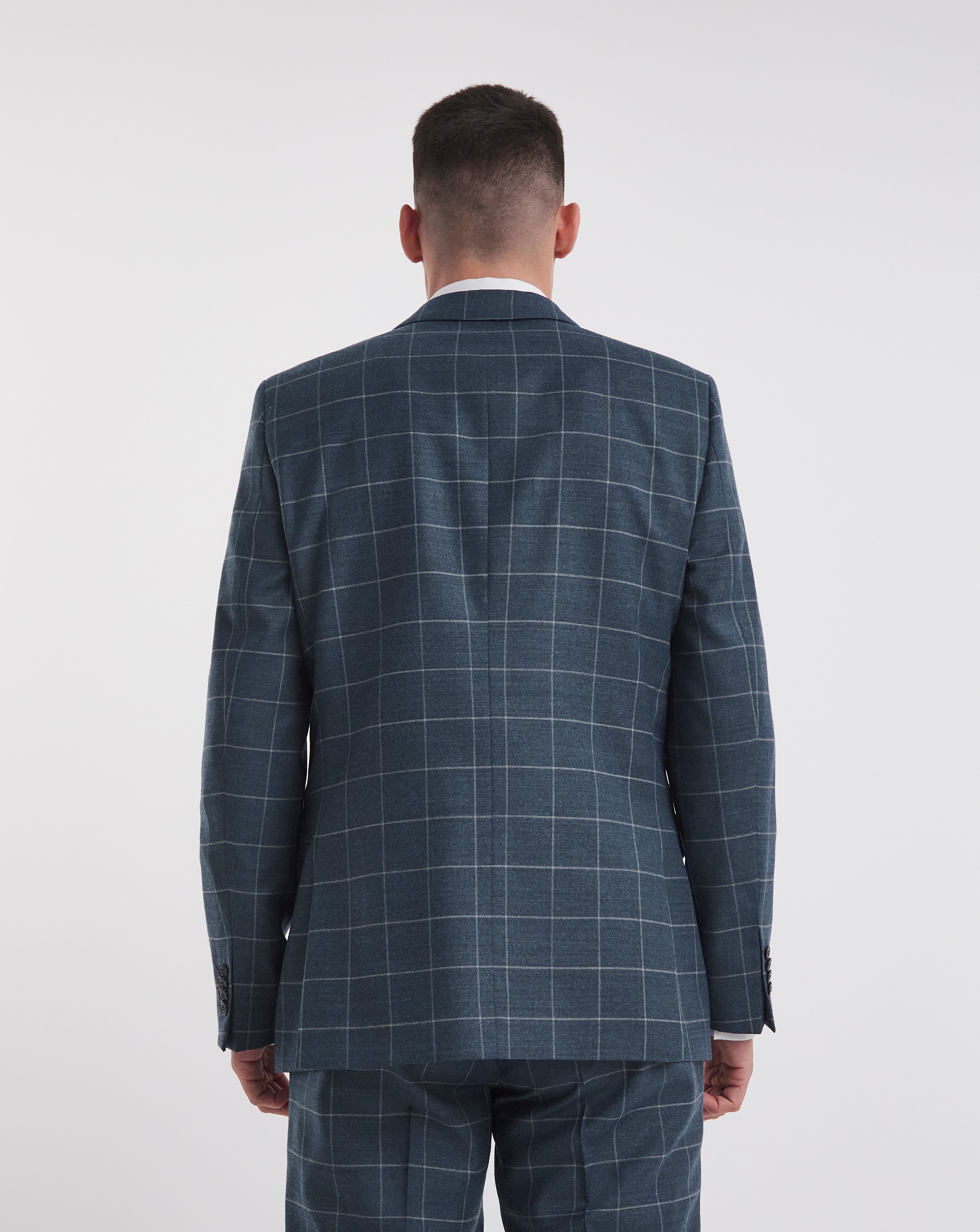 William Hunt Flannel Suit Jacket Long JD Williams