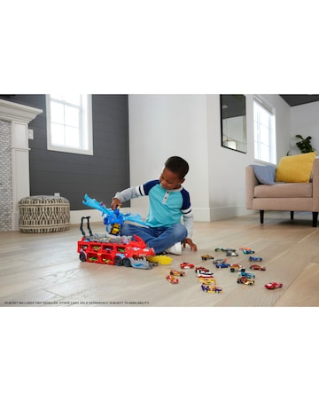 Hot Wheels City Ultimate Dual Dragon Transporter Playset