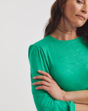 Volume Sleeve Boxy Top