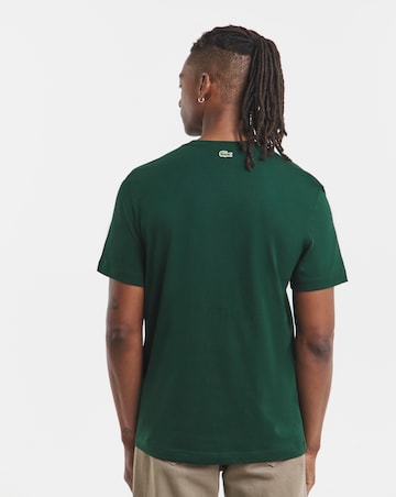 Lacoste Short Sleeve Large Croc Logo T-Shirt - Green