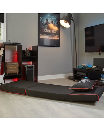 X Rocker Crash Pad Junior Foldable Z Bed Mattress and Gaming Chair