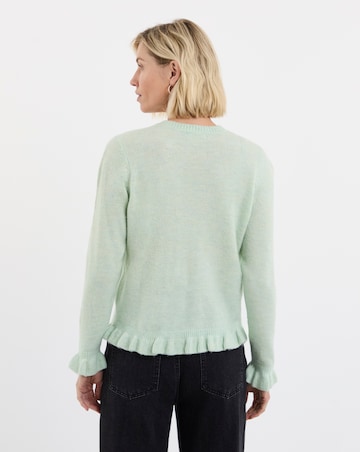 Frill Knit Cardigan