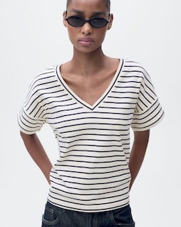 Mango Stripe T-Shirt