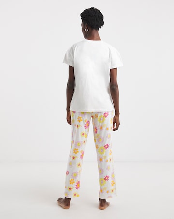 Smiley World Cotton Wide Leg Pyjama Set