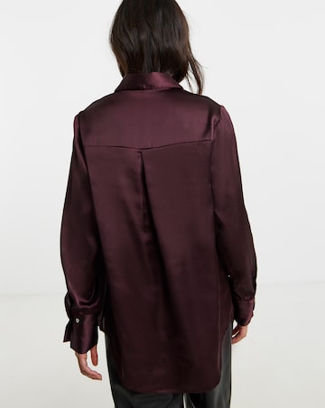 Classic Satin Long Sleeve Shirt