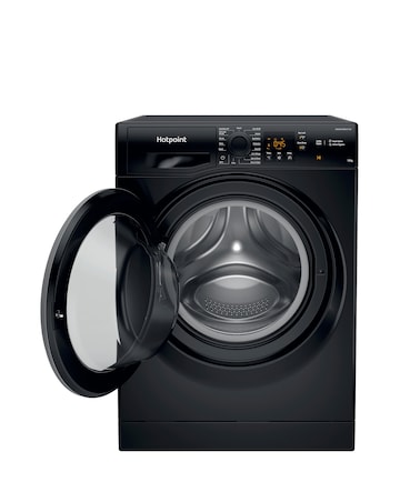Hotpoint NSWM 1046 BS UK 10kg, 1400rpm, Washing Machine - Black + Install