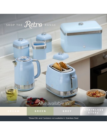 Swan Retro Revive Jug Kettle Blue
