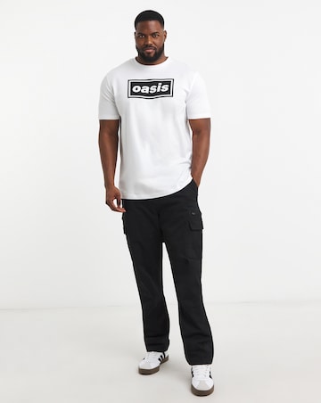 Jack & Jones Oasis Crew Neck T-Shirt - White/Multi