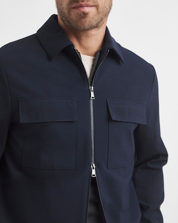 Tailored Zip Through Harrington Jacket