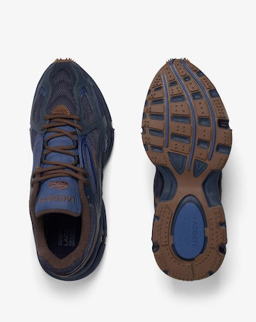 Lacoste L003 2k24 Trainers - Navy/Dark Brown