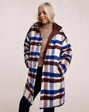 Julipa Reversible Check Coat