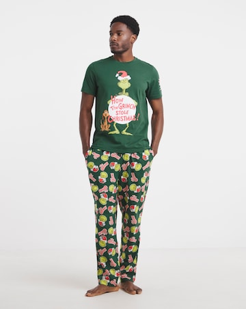 The Grinch Christmas Short Sleeve Pyjama Set - Green