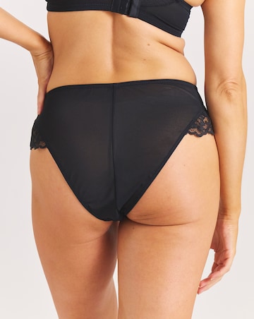 Ann Summers Sexy Lace Planet High Waist Brazilian Black