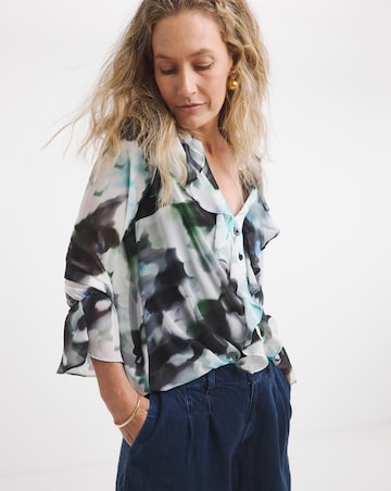 Chiffon Romantic Ruffle Blouse